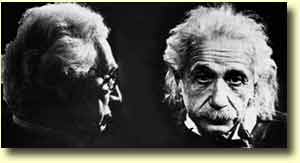 Bertrand Russell and Albert Einstein