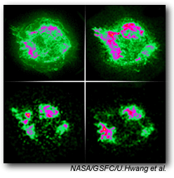 Φωτογραφία x-rays από το Chandra της Κασσιόπης-Α
