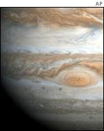 THe surface of planet Jupiter 