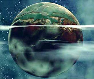 Artist's concept of Earth-like planet