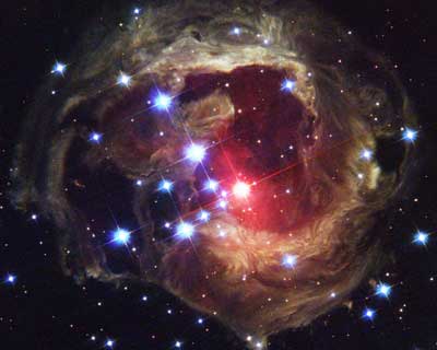 star V838 Monocerotis from Hubble